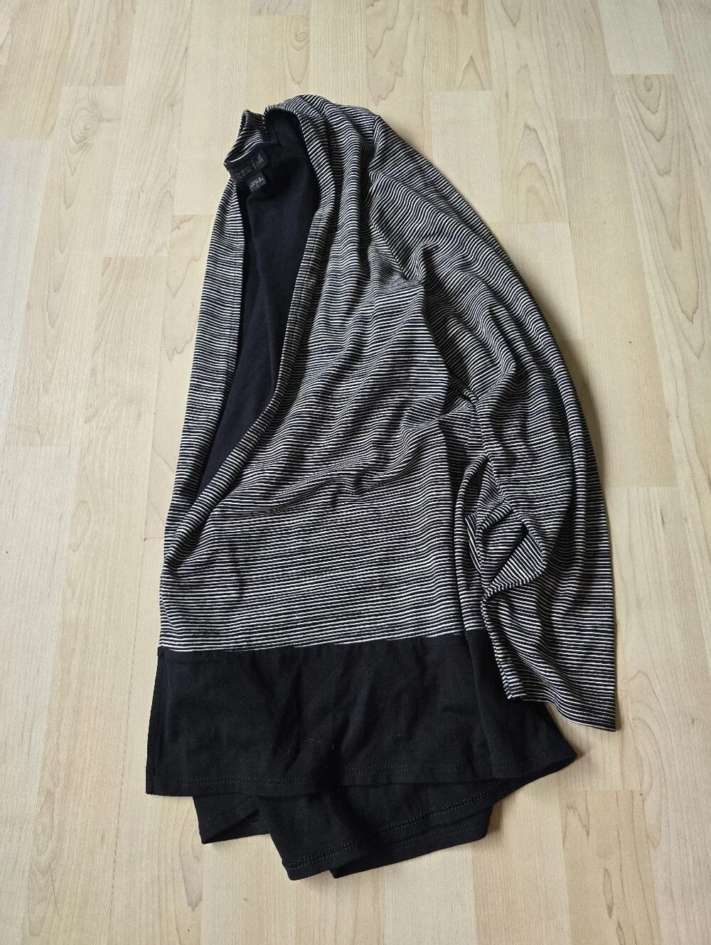J.Jill Wearever Open Front Striped Long Sleeve Size Large